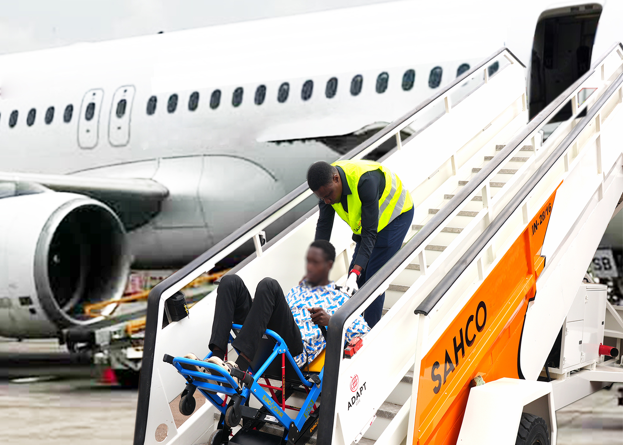 SAHCO launches Pilot Program with acquisition of EVAC+Chair for Passengers with Reduced Mobility
